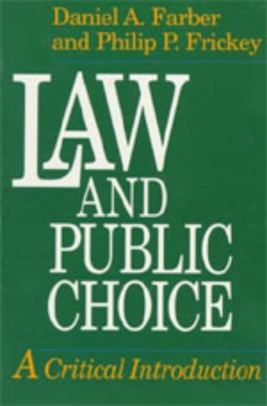 Law and Public Choice
