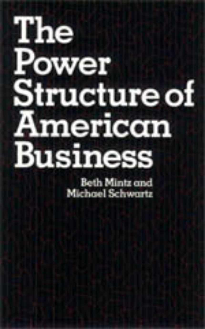 The Power Structure of American Business