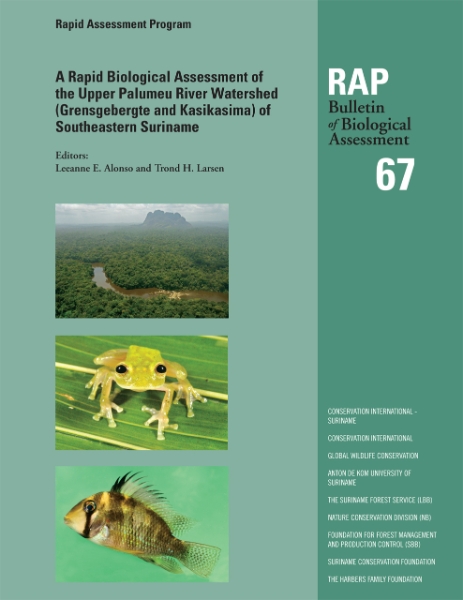 A Rapid Biological Assessment of the Upper Palumeu River Watershed (Grensgebergte and Kasikasima) of Southeastern Suriname: RAP Bulletin of Biological Assessment 67