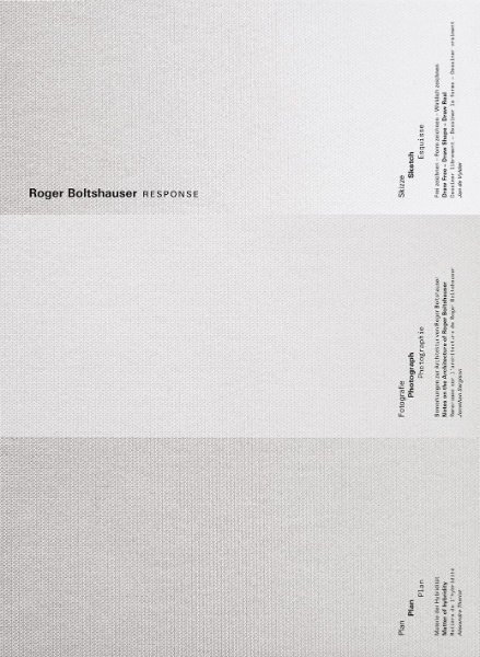 Roger Boltshauser—Response
