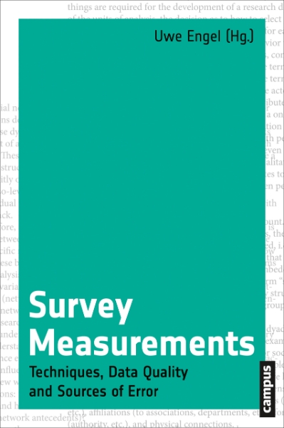 Survey Measurements: Techniques, Data Quality and Sources of Error