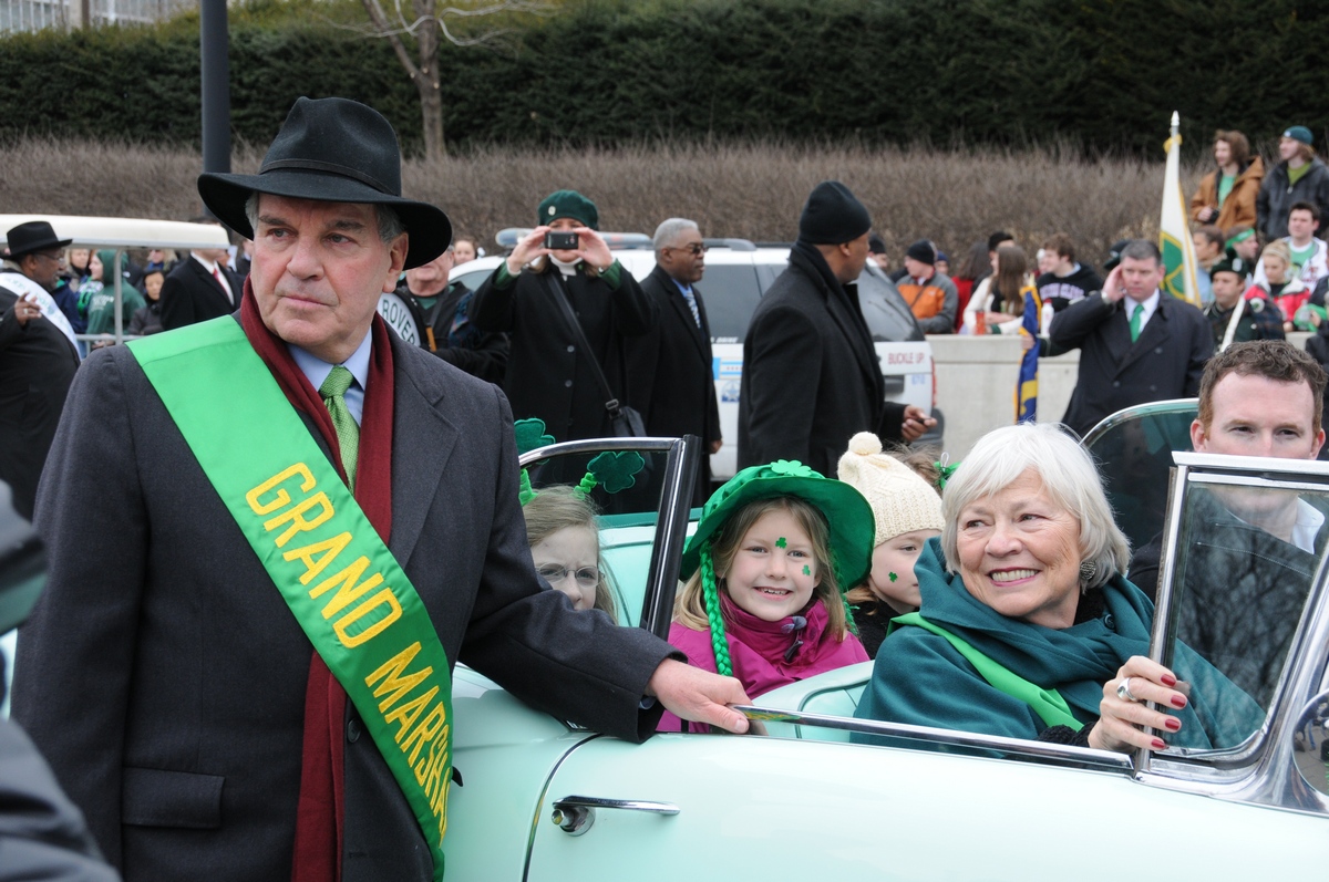 Mayor Daley at St. Patrick's Day Parade
