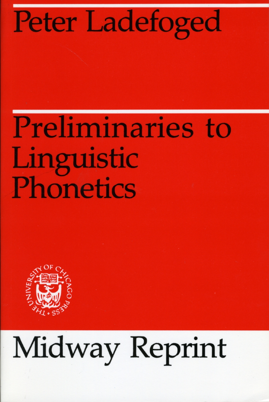 Preliminaries to Linguistic Phonetics