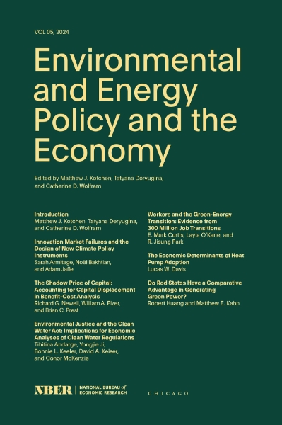 Environmental and Energy Policy and the Economy: Volume 5